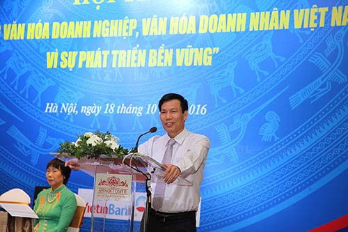 Bộ trưởng Bộ VHTTDL Nguyễn Ngọc Thiện phát biểu tại hội thảo